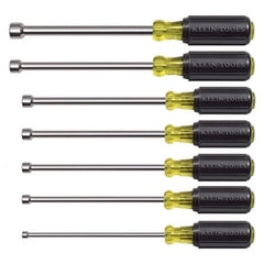 Klein 647M Magnetic Nut Driver Set 6-Inch Shafts 7-Piece