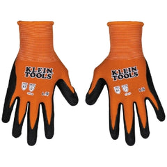 Klein Tools 60581 Knit Dipped Gloves Touchscreen Large 2 Pair