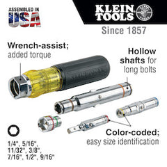 Klein 32807MAG 7-in-1 Nut Driver