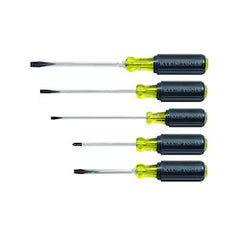 Klein Tools 85075 Screwdriver Set, Slotted and Phillips, 5-Piece