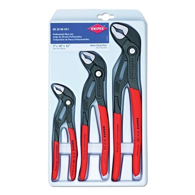 Knipex 002006US1 3PC Cobra Plr Set Power (7-1/4, 10, 12) Replacement MPN