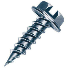 Malco HW8X2ZT 2 in Hex Washer Slotted Screw 250 Pack