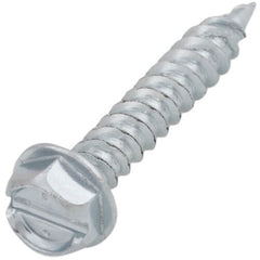 Malco HW8X1ZT 8 mm x 1 in. Zinc Plated Hex Washer Head Self-Drilling & Tapping Screw (Pack of 500)