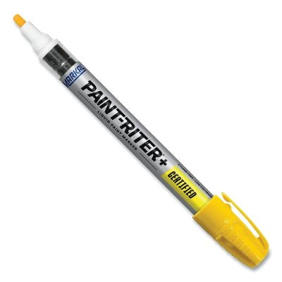 Markal 96881 Paint-Riter+ Certified Liquid Paint Marker Yellow 1/8 in Tip Medium