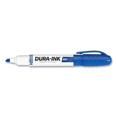 Markal 96530 Dura-Ink 55 Marker, Blue, 1/16 in to 3/16 in, Chisel