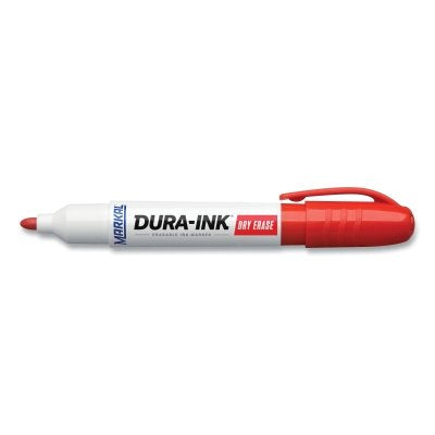 Markal 96570 Dura-Ink Dry Erase Marker Red 1/8 in