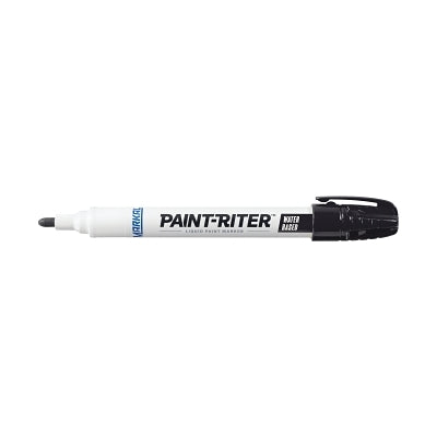 Markal 97403 Paint-Riter Water-Based Paint Marker Black 1/8 in Medium Tip