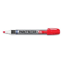 MARKAL 97252 Paint-Riter+ Rough Surface Liquid Paint Marker, Red, 1/8 in, Broad