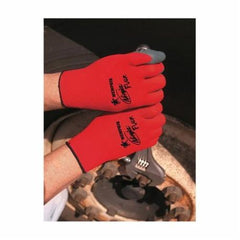 MCR Safety N9680S Ninja Flex Palm/Fingertip Latex-Coated Work Gloves Small