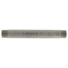 Merit Brass 4004-500 Stainless Steel Nipple 1/4 x 5