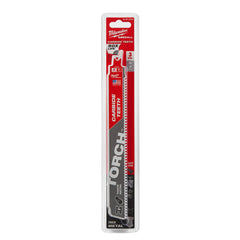 Milwaukee 48-00-5302 SAWZALL TORCH 9 x 1 x 0.05, 7 TPI, Carbide Teeth, Saw Blade (3 per Pack)