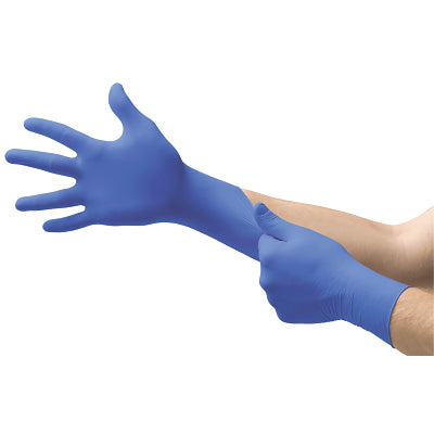 MICROFLEX N192 Cobalt N19 Nitrile Powder-Free Disposable Gloves 3.9 mil Palm 4.3 mil Finger Medium