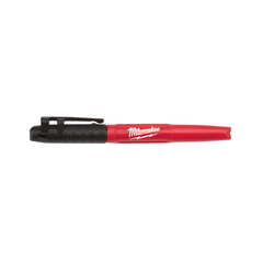 Milwaukee 48-22-3100 Permanent Industrial Marker, Fine Line Tip, Acrylic, Black