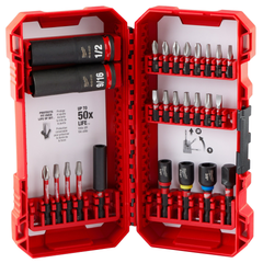 Milwaukee 48-32-4408 SHOCKWAVE 26-Piece Drive and Fasten Set