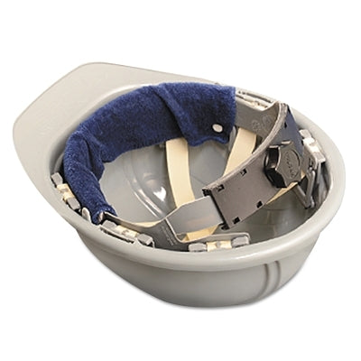 OCCUNOMIX OCCUNOMIX 870B20-01 Toppers Snap-On Hard Hat Sweatbands Navy Blue Terry Cloth