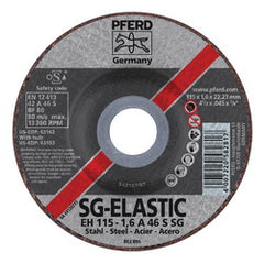 PFERD 63162 Performance Line SG Depressed Center Wheel 4-1/2 in Diameter 0.045 in Thick