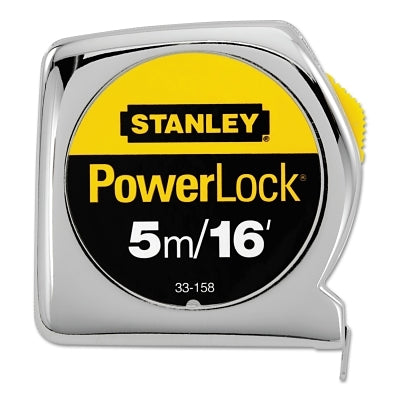 STANLEY 33-158 Powerlock Tape Rules Wide Blade 3/4 in x 5 m/16 ft