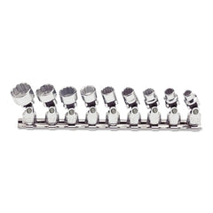 PROTO J47107 Proto 1/4 Drive 9 Piece Universal Socket Set - 12 Point