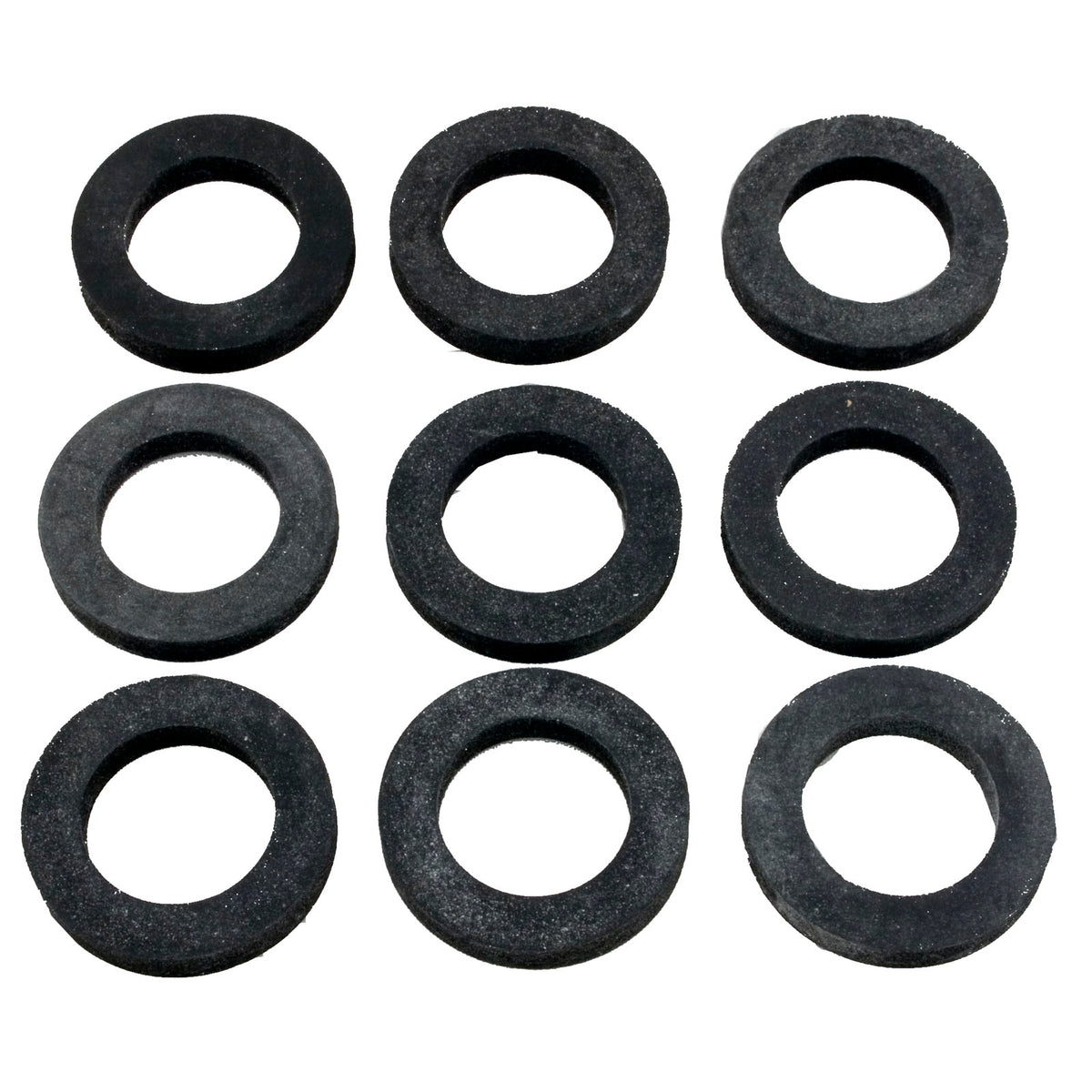 Raypak 800014B Gasket Kit for Heat Exchanger Black 9 Pack 3/4 Inch Inside Diameter Flat