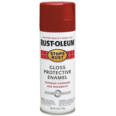 Rust-Oleum 7765830 Stops Rust Protective Enamel Spray Paint 12 oz Regal Red