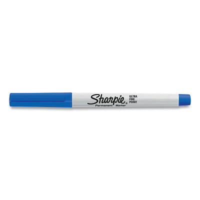 SHARPIE 37003 Ultra Fine Tip Permanent Marker Blue Narrow