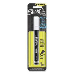 Sharpie 2103021 Wet-Erase Chalk Marker White Medium Bullet Tip