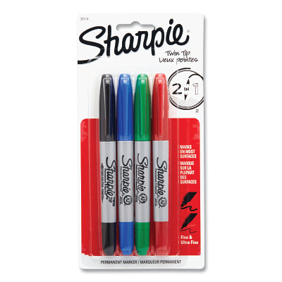 SHARPIE 32174PP Twin Tip Permanent Markers Power (6 EA) Replacement MPN