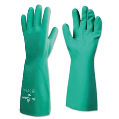 SHOWA 727-10 Nitrile Disposable Gloves Gauntlet Cuff 10/X-Large Replacement MPN