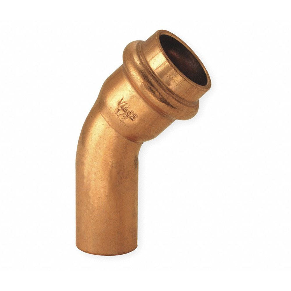 Viega 77637 ProPress 1/2 in. Copper 45-Degree Street Elbow