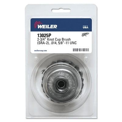 WEILER 13025P WIRE WHEELS & CUP BRUSHES