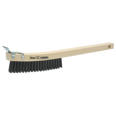 Weiler 44055 Curved Handle Scratch Brush 14 in