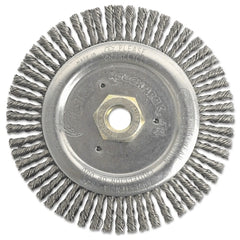 Weiler 79805 Dually Stringer Bead Wheel 6 in Diameter x 3/16 in Face Width x 5/8 in-11 UNC Replacement MPN