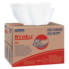 WypAll 41044 X80 Brag Box Wipes in White (Box of 160)