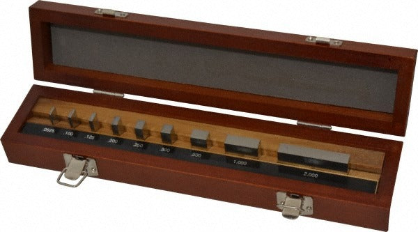 MITUTOYO Mitutoyo 516-935-26 Steel Gage Block Set Grade AS-1 9 Piece