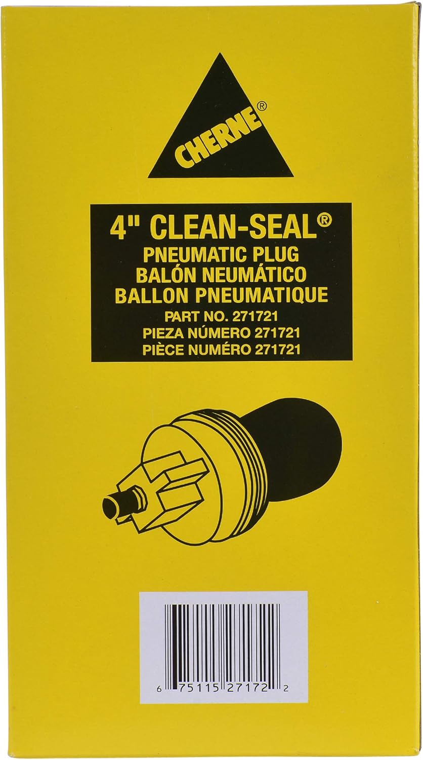 Oatey 271721 Cherne Clean Seal Plug 4 Inch