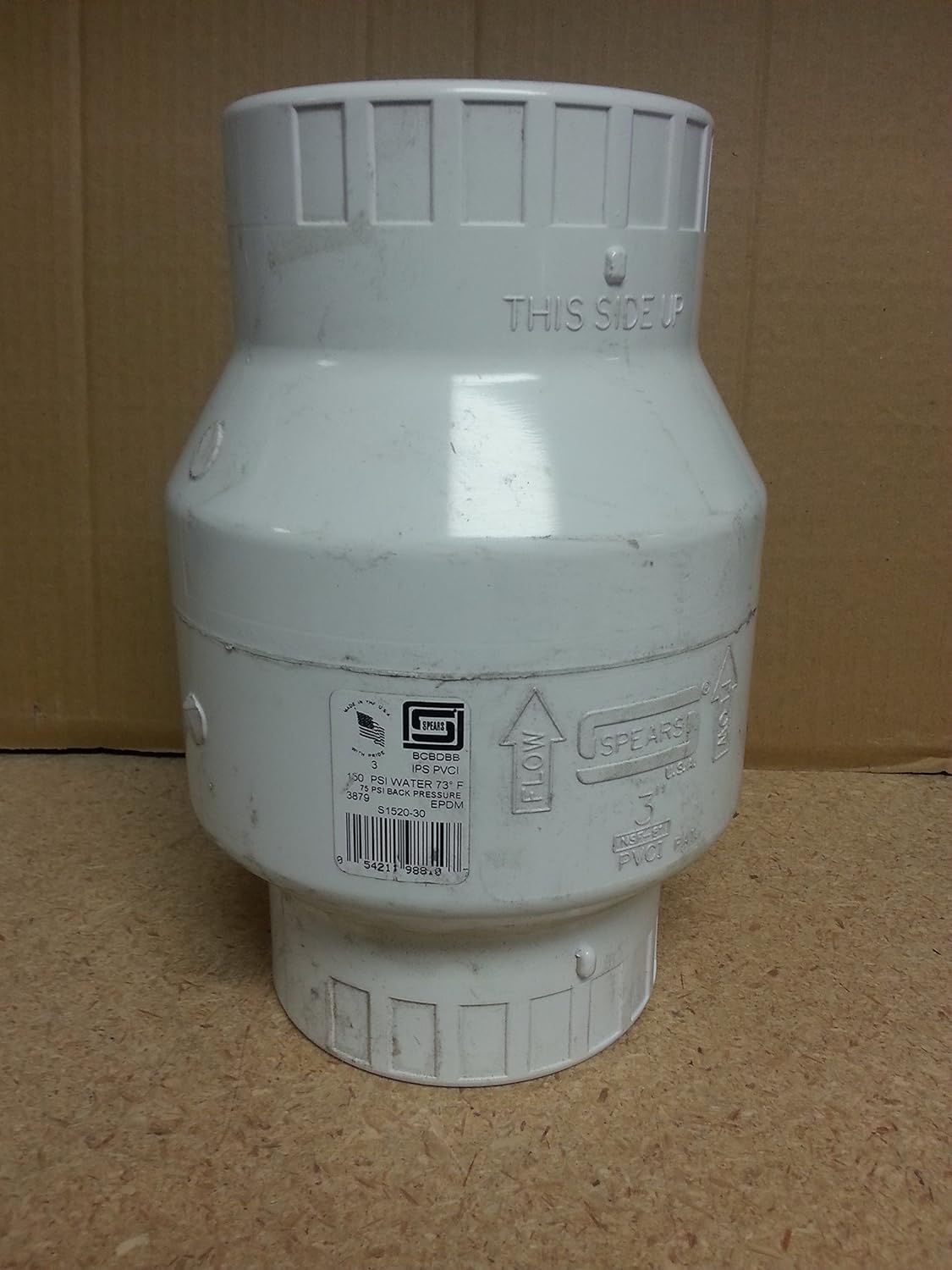 Spears S1520-30 3 PVC Swing Check Valve