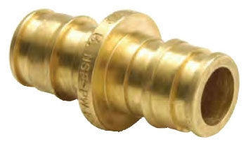 Uponor LF4547575 ProPEX Lead Free Brass Coupling 3/4 PEX x 3/4 PEX