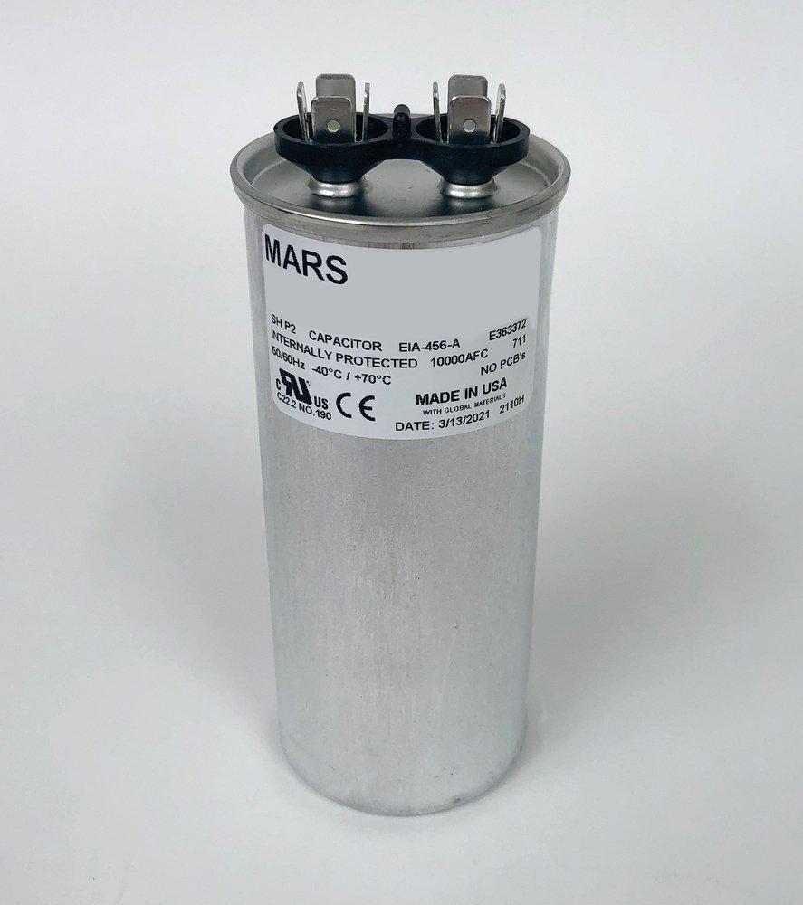 MARS 14237 USA 20 mfd 440/370V Round Run Capacitor