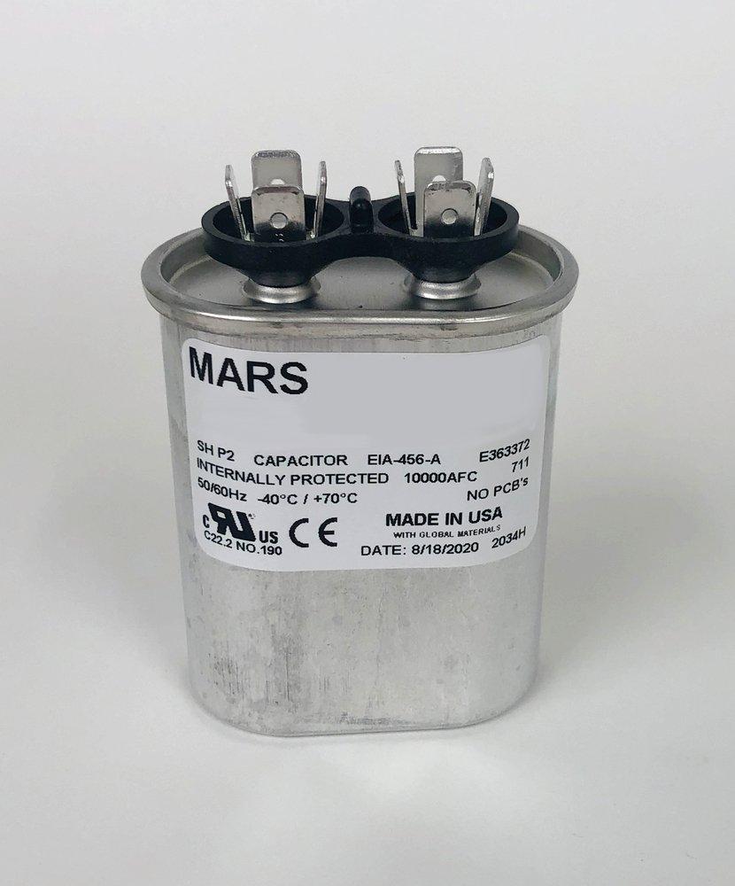 MARS 14032 USA 10 MFD 440/370V Oval Run Capacitor