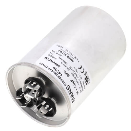 MARS 14286 40/5 MFD Round Run Capacitor 440/370V