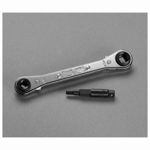 Yellow Jacket 60613 Standard Reversible Ratchet Wrench 1/4 in. and 3/16 in. by 3/8 in. and 5/16 in.