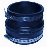 Fernco 1001-44 4 x 4 Flexible Coupling Clay to Clay