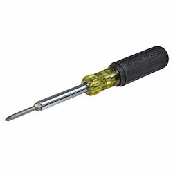 Klein 32559 Multi-Bit Screwdriver / Nut Driver 6-in-1 Extended Reach