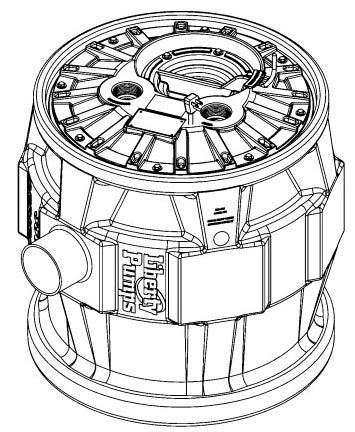 Liberty Pumps P382LE51 1/2 HP Sewage System 24 x 24 Basin