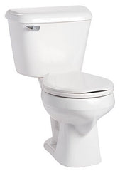 Mansfield Plumbing 131-WHITE 13-5/8 W 10 Rough-In 1.6 GPF White Vitreous China Floor Mount Round Front Toilet Bowl