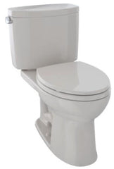 Toto C454CEFG#12 12 Rough-In 1.28 GPF Sedona Beige Floor Mount Elongated Front Toilet Bowl