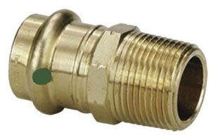 Viega 79245 ProPress 1 x 1 Male Adapter Lead-Free Bronze