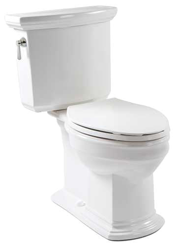 Mansfield Plumbing 4115-WHITE 1.6 GPF Elongated Toilet Bowl 12 Rough-In