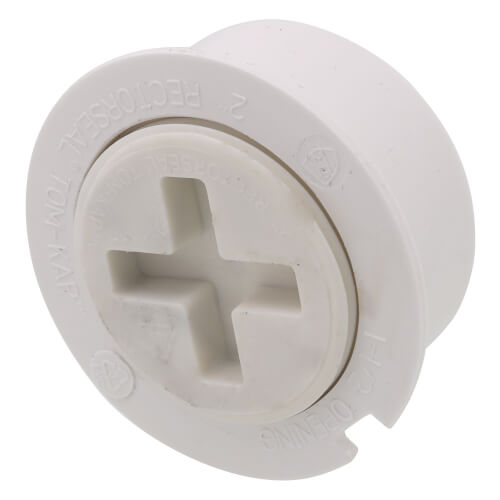 Rectorseal 97481 2 PVC Tom-Kap Adapter & Plug Flush-Fit Cleanout Adapter