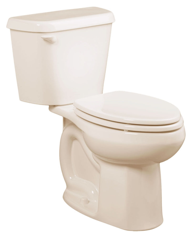 American Standard 3251A.101.222 16-1/2 H, 10 Rough-In, 1.6 GPF, Linen, Vitreous China, Floor Mount, Elongated, Toilet Bowl